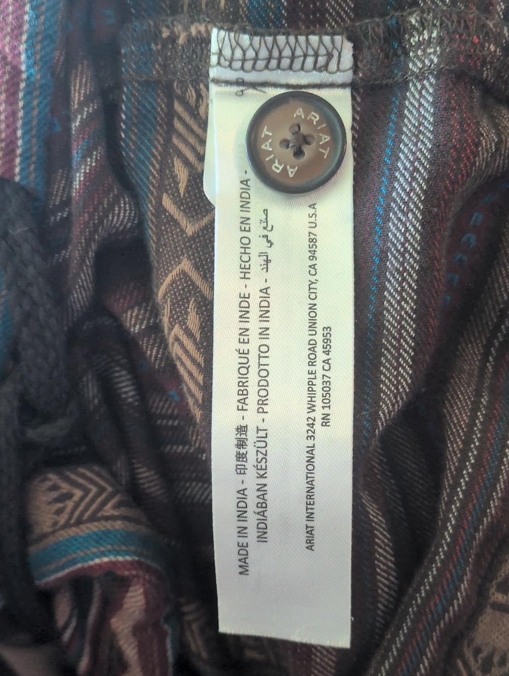 Ariat Southwestern Lightweight Hoodie Women's XL - Picture 12 of 12